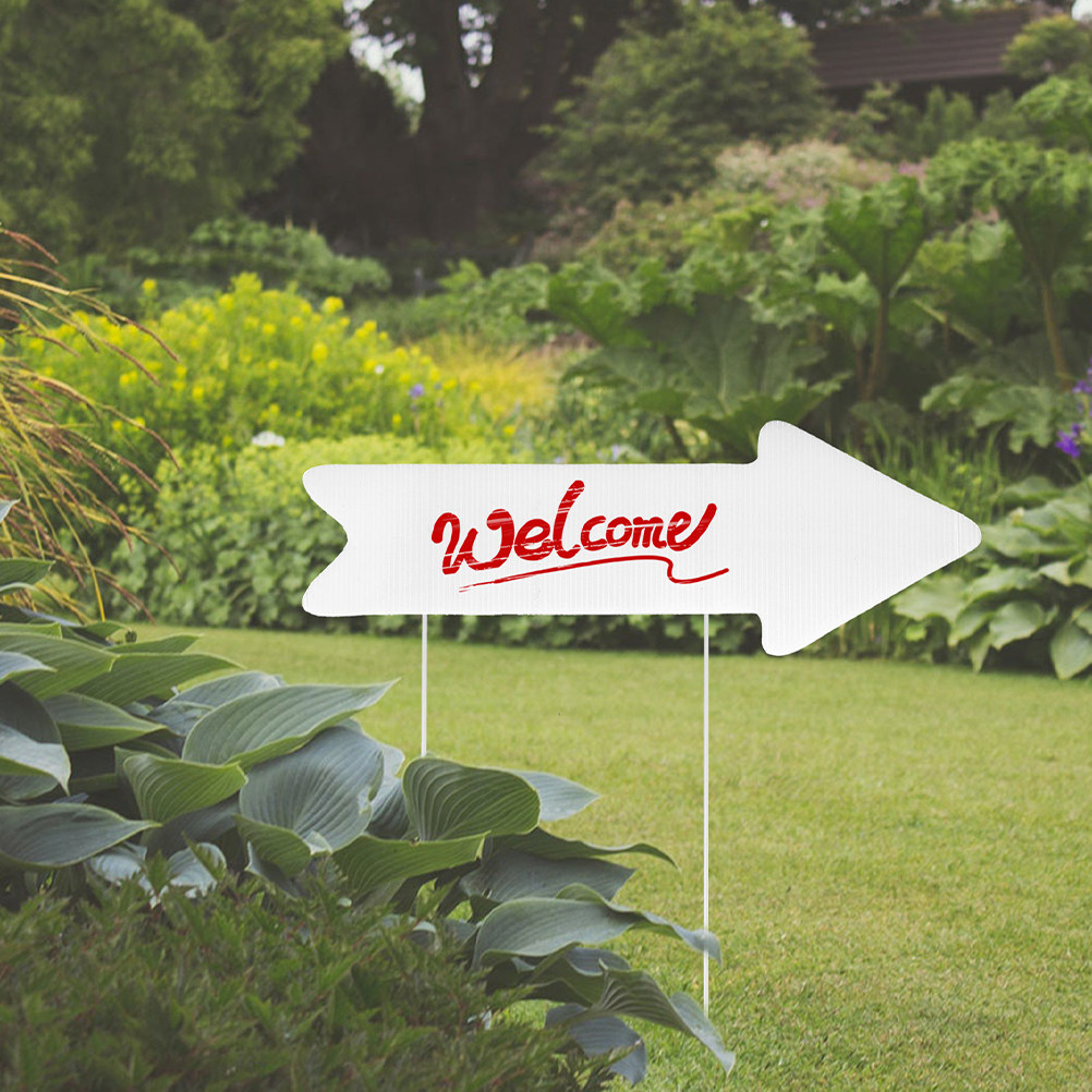 Yard Sign Blank - 2 pezzi di cartelli da giardino